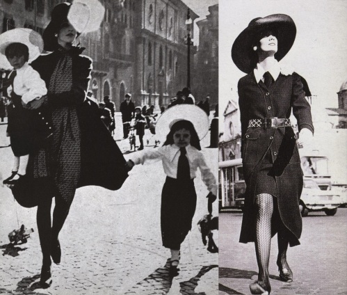 Two more looks from the Valentino Alta Moda Spring-Summer 1970 Collection.